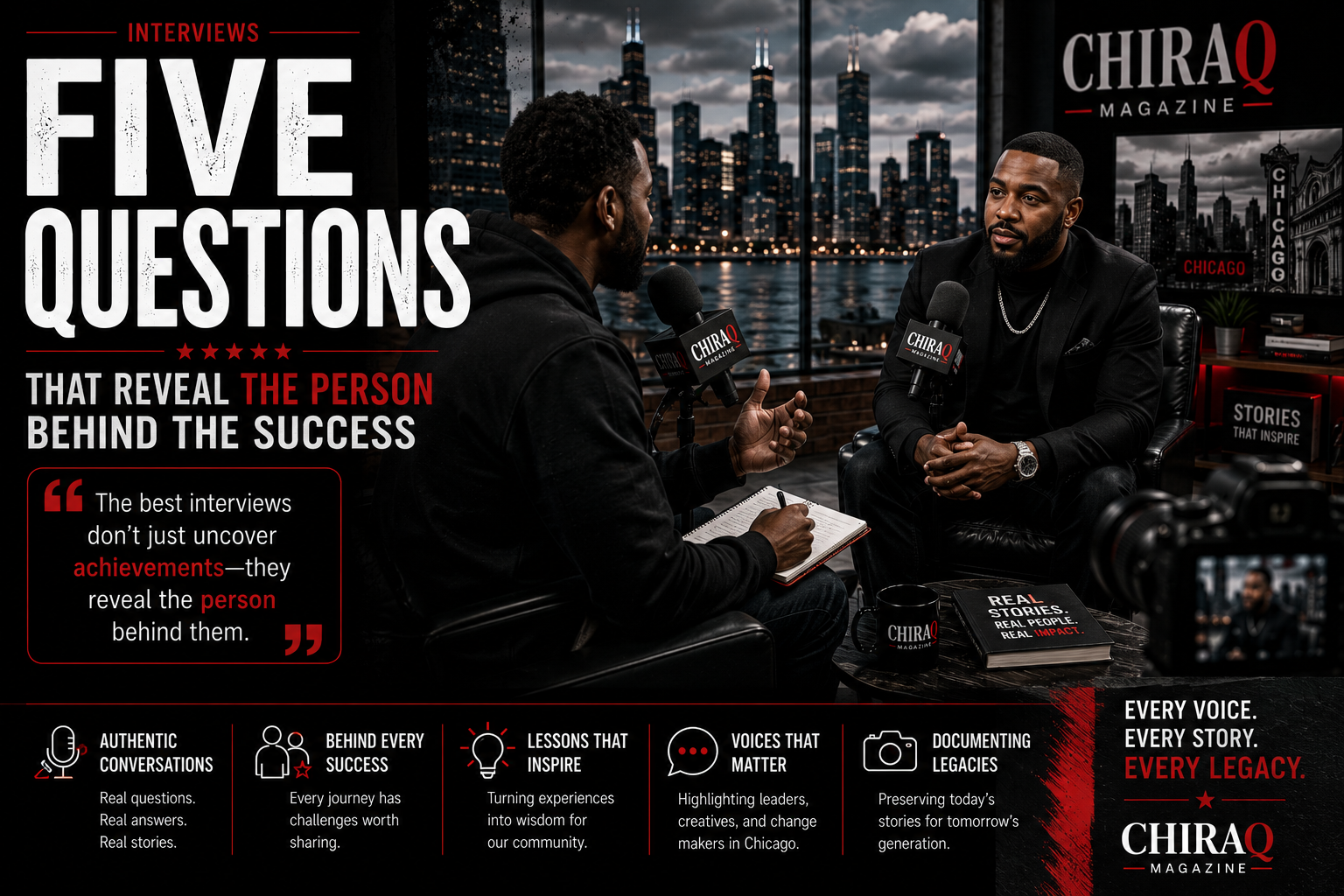 FIVE QUESTIONS